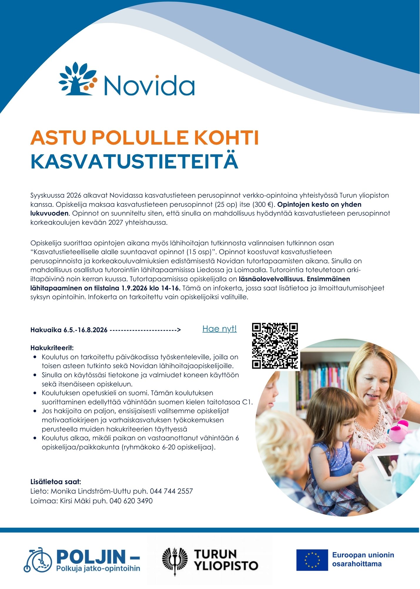 Astu polulle kohti kasvatustieteitä!-huhtikuu2026 (1) Kasvatustieteen opintojen esitekuva.