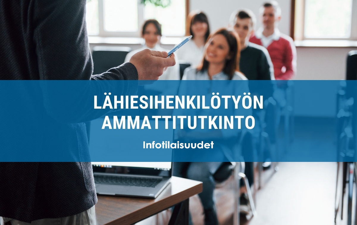 Kuvituskuva lähiesihenkilötyön ammattitutkintojen infotilaisuuksista kertovaan ajankohtaiseen uutiseen.