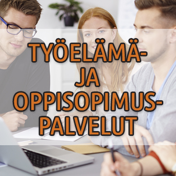 Kuvapainike työelämä- ja oppisopimuspalveluiden esittelysivulle.